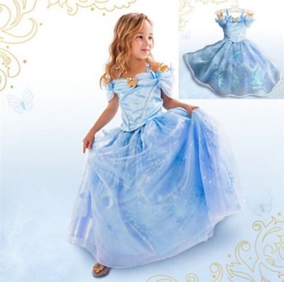 blue gown for kids